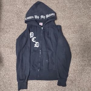 Pussycat Dolls Loosen up my buttons zip-up hoodie